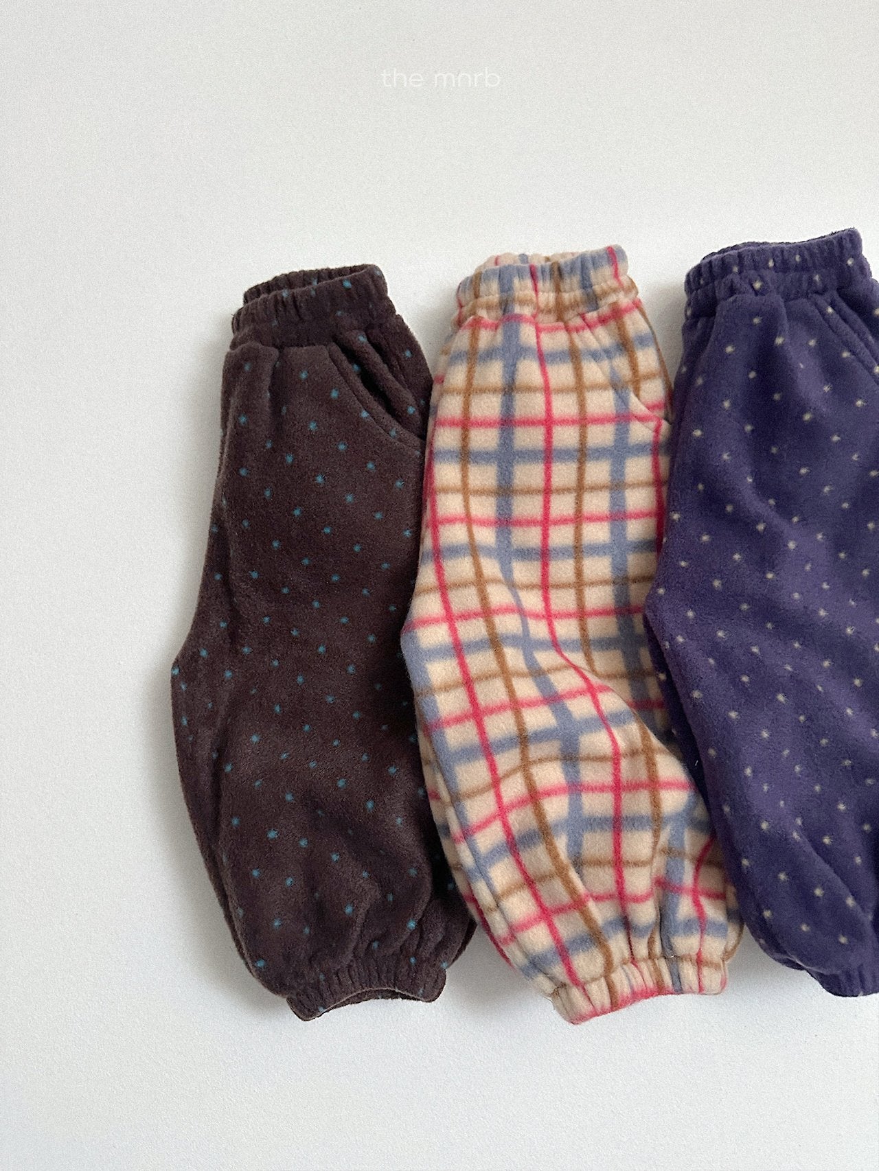 [minirobe] Fleece jogger pants