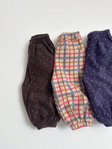 [minirobe] Fleece jogger pants