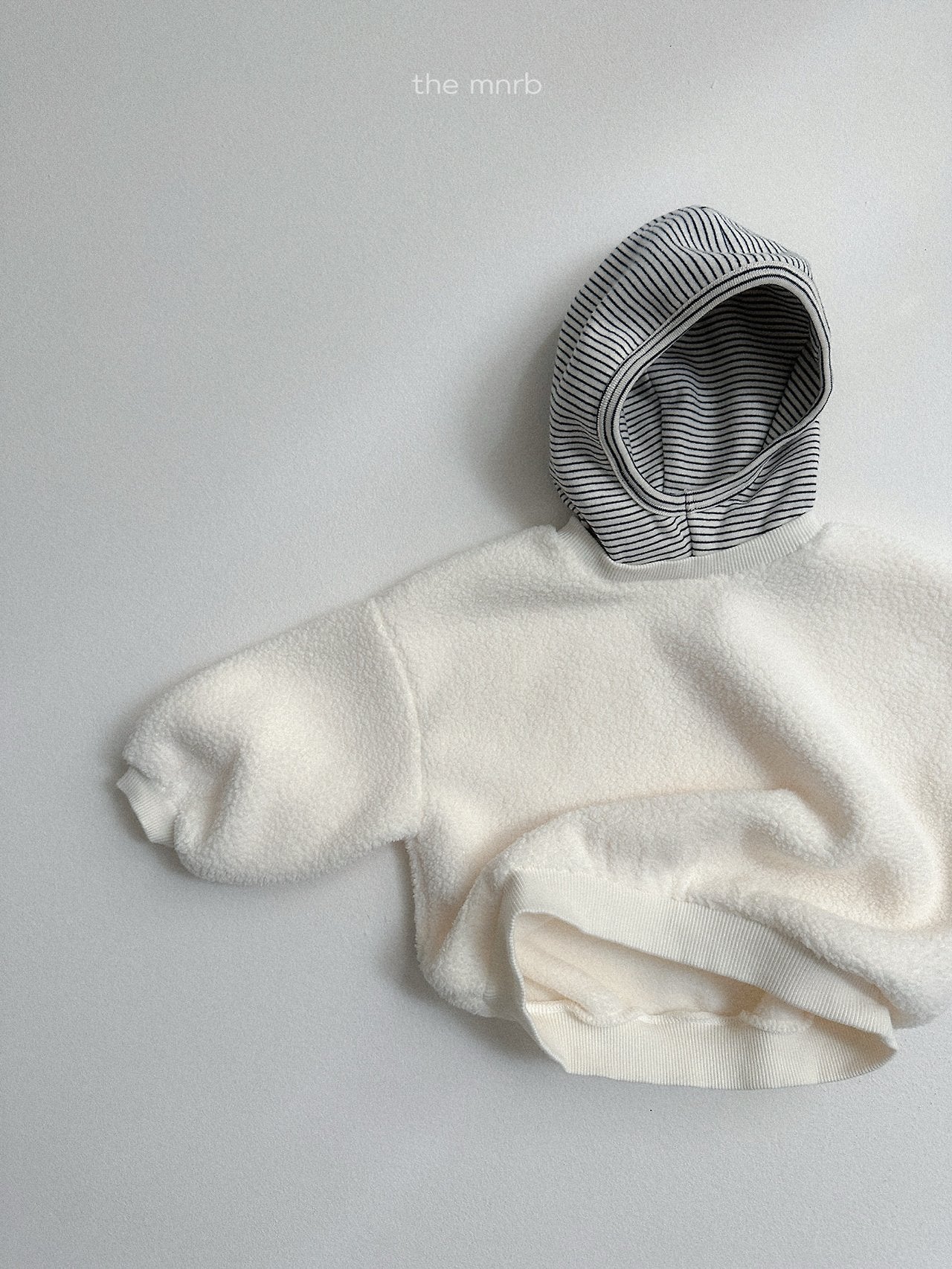 [minirobe] Boa stripe hoodie