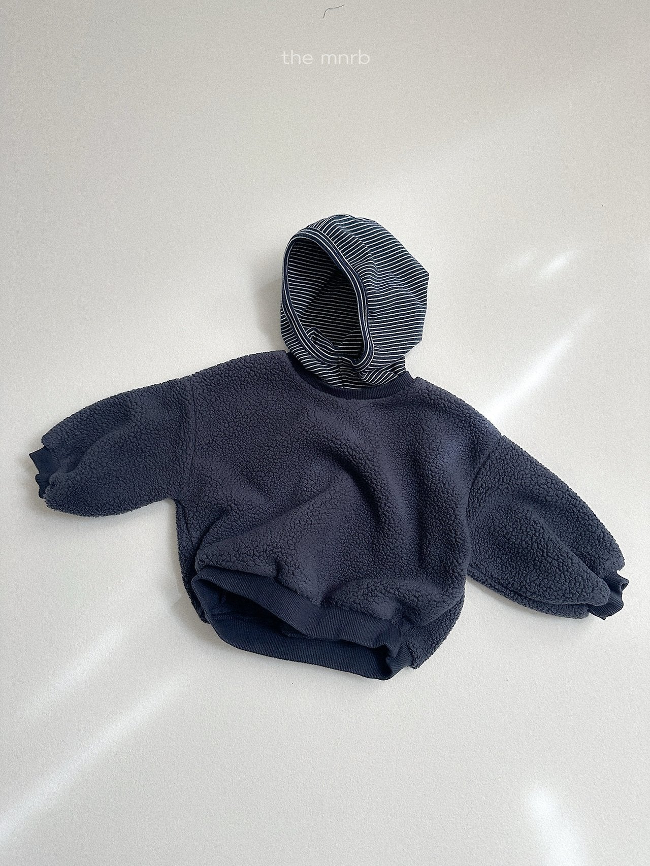 [minirobe] Boa stripe hoodie