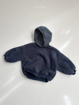 [minirobe] Boa stripe hoodie