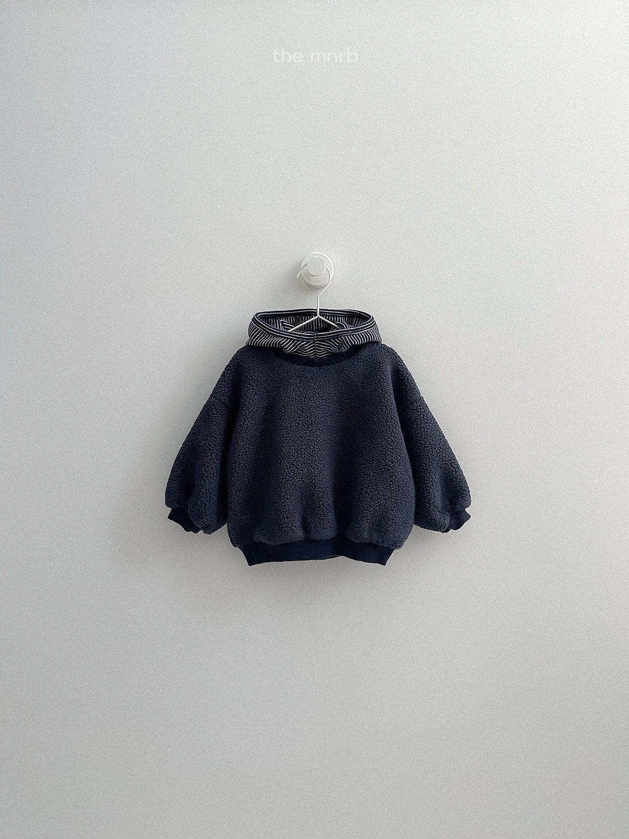 [minirobe] Boa stripe hoodie
