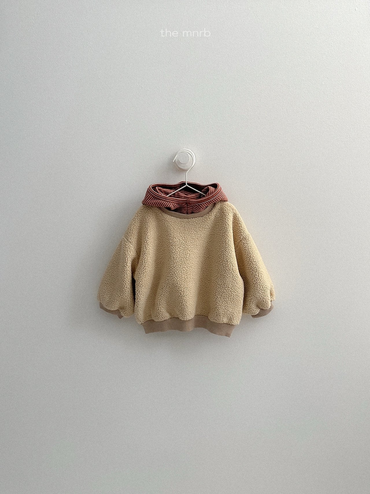 [minirobe] Boa stripe hoodie