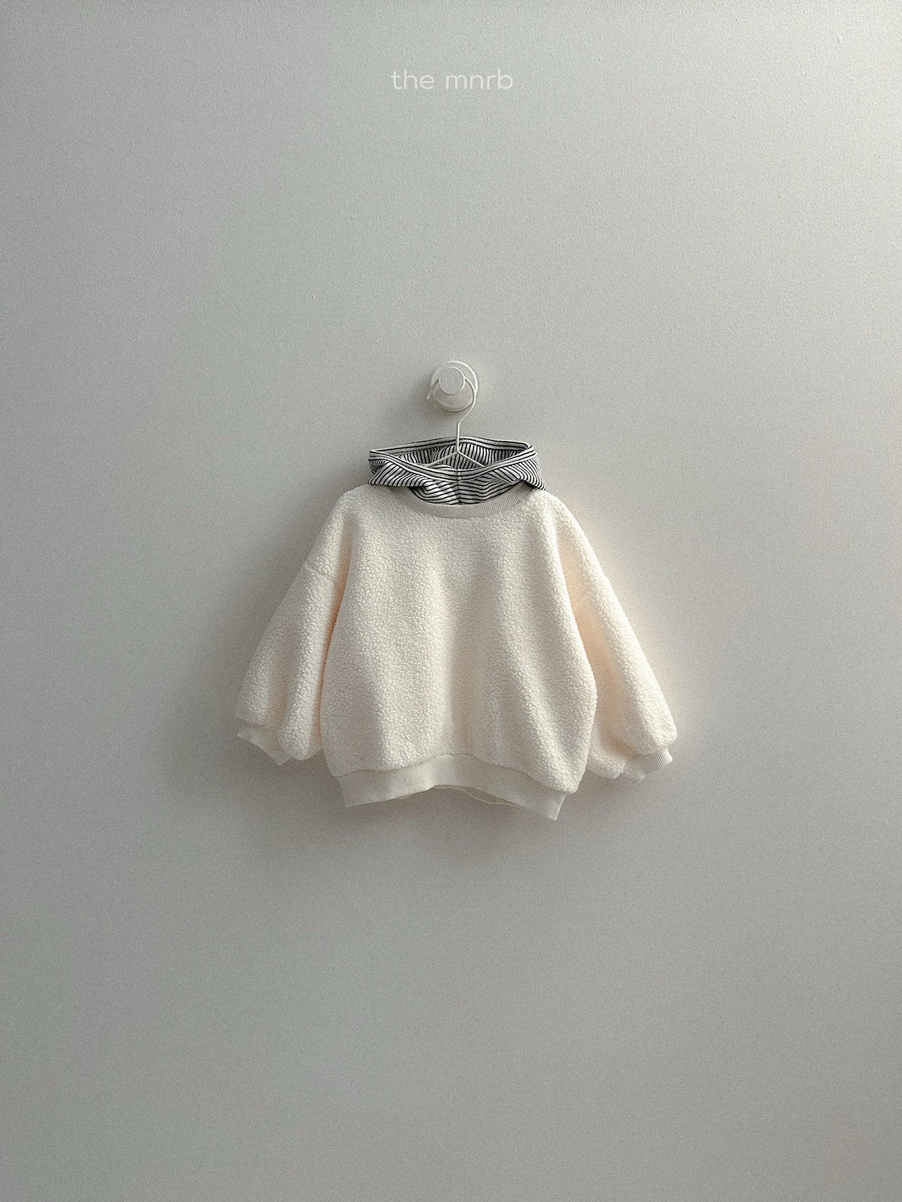[minirobe] Boa stripe hoodie