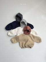[minirobe] Boa stripe hoodie