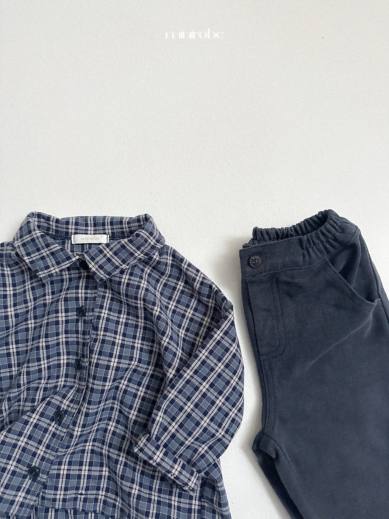 [minirobe] Winter basic straight pants