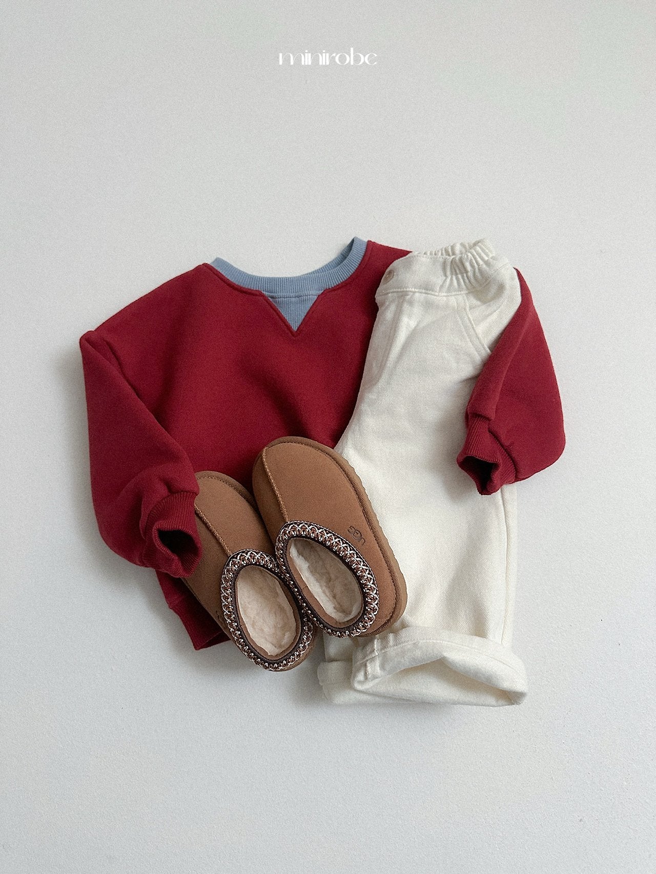 [minirobe] Winter basic straight pants