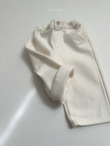 [minirobe] Winter basic straight pants