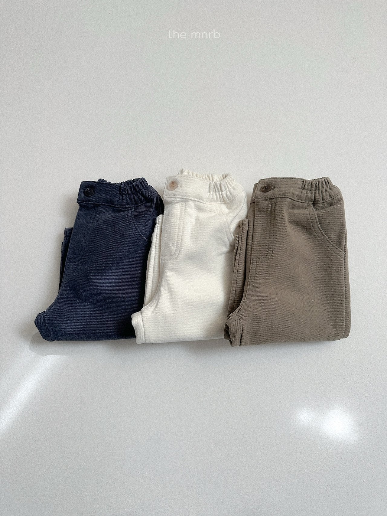 [minirobe] Winter basic straight pants