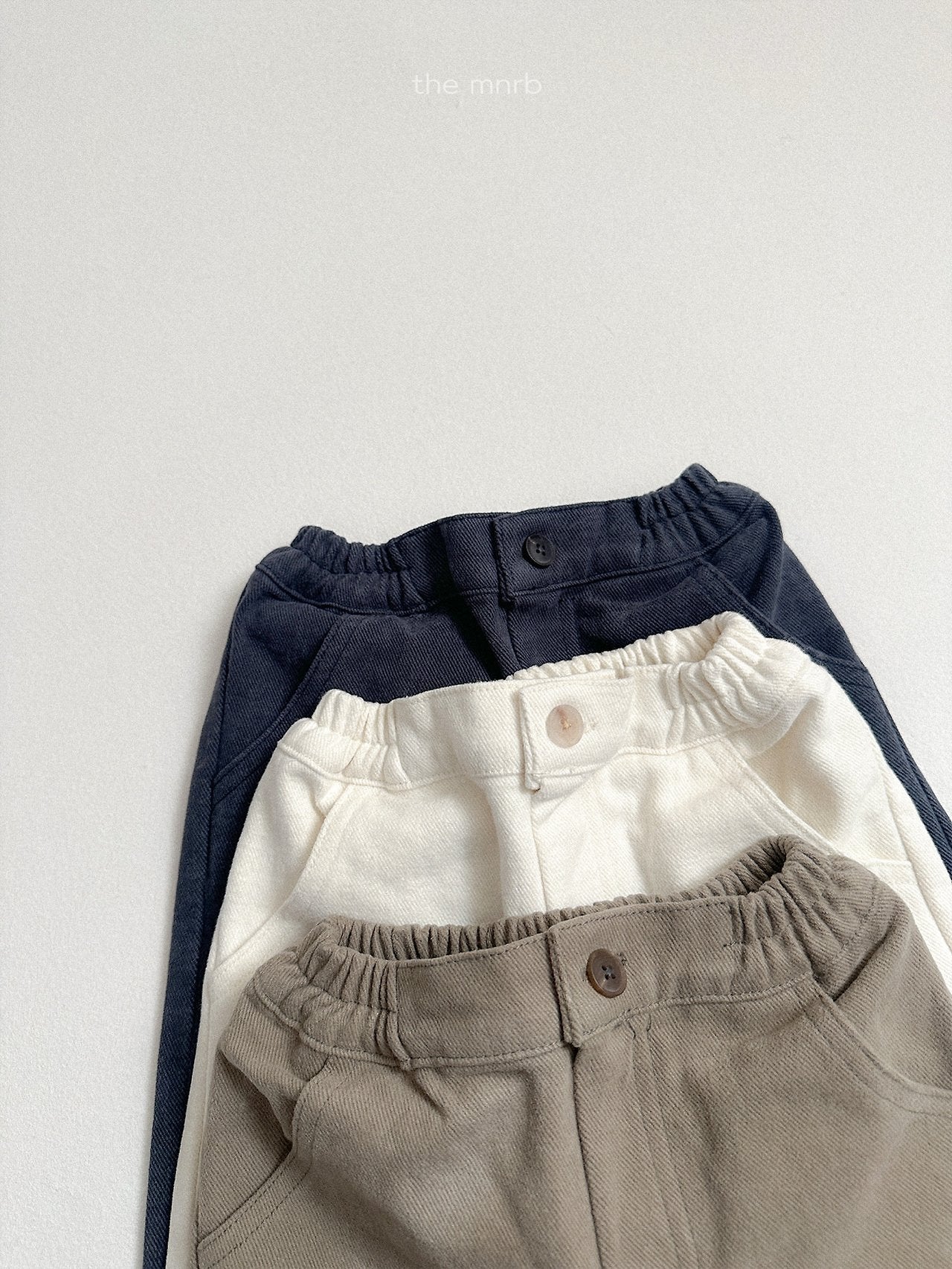 [minirobe] Winter basic straight pants