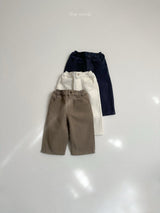 [minirobe] Winter basic straight pants