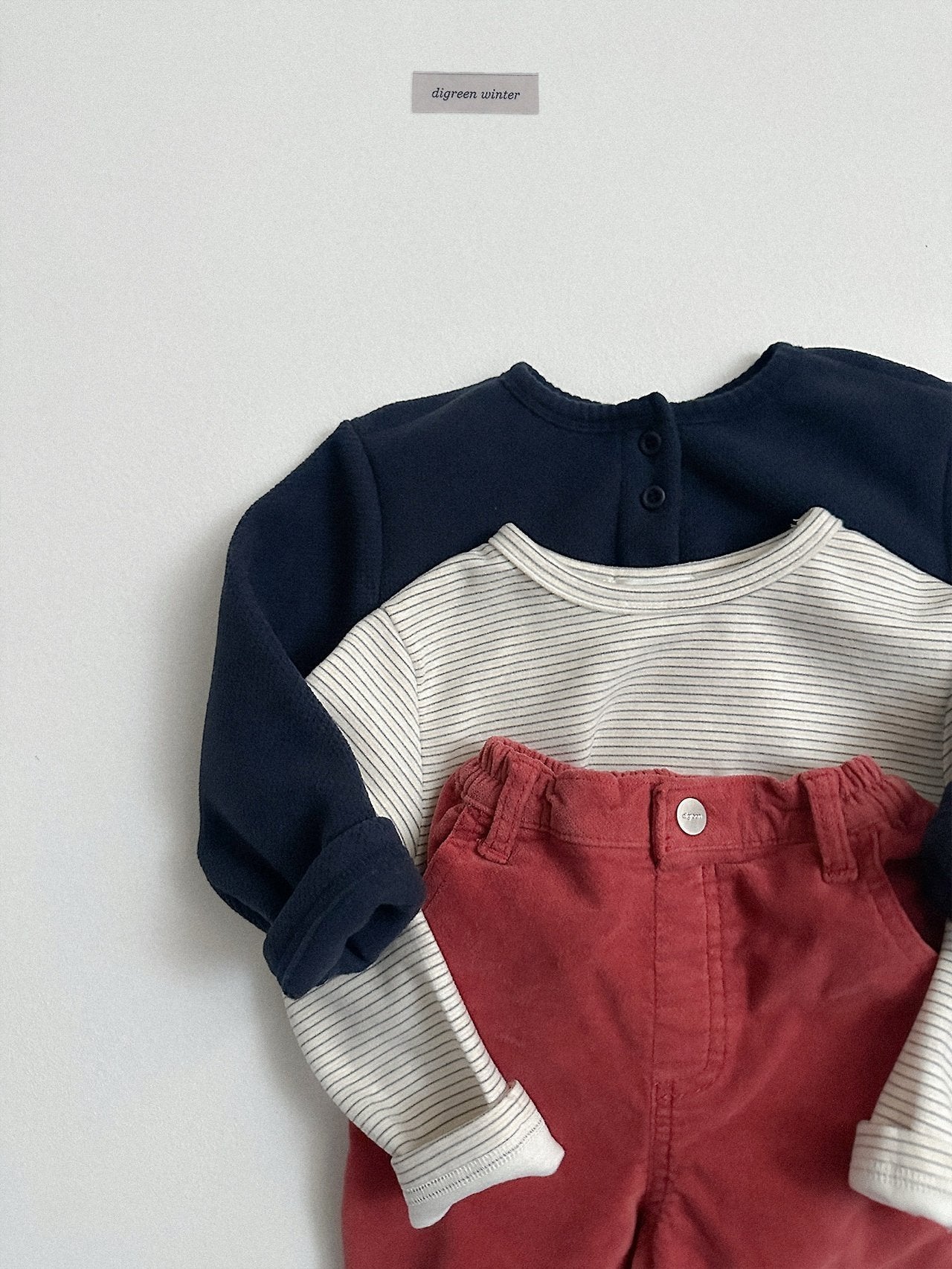 [digreen] Candy Stripe Tee