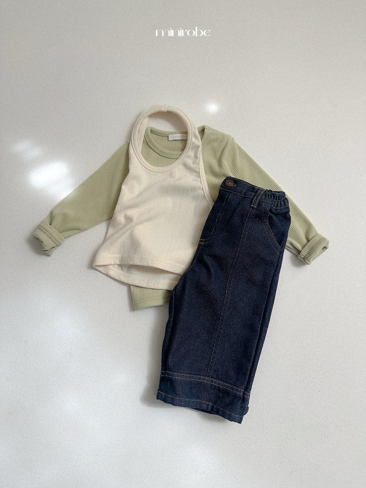 [minirobe] Yoplait ribbed tee
