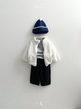 [atomeme] Teddy Flower Zip-up