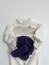 [atomeme] Teddy Flower Zip-up
