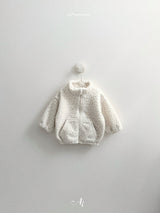 [atomeme] Teddy Flower Zip-up