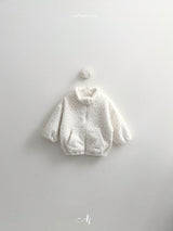 [atomeme] Teddy Flower Zip-up