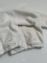 [atomeme] Teddy Flower Zip-up
