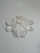 [atomeme] Teddy Flower Zip-up