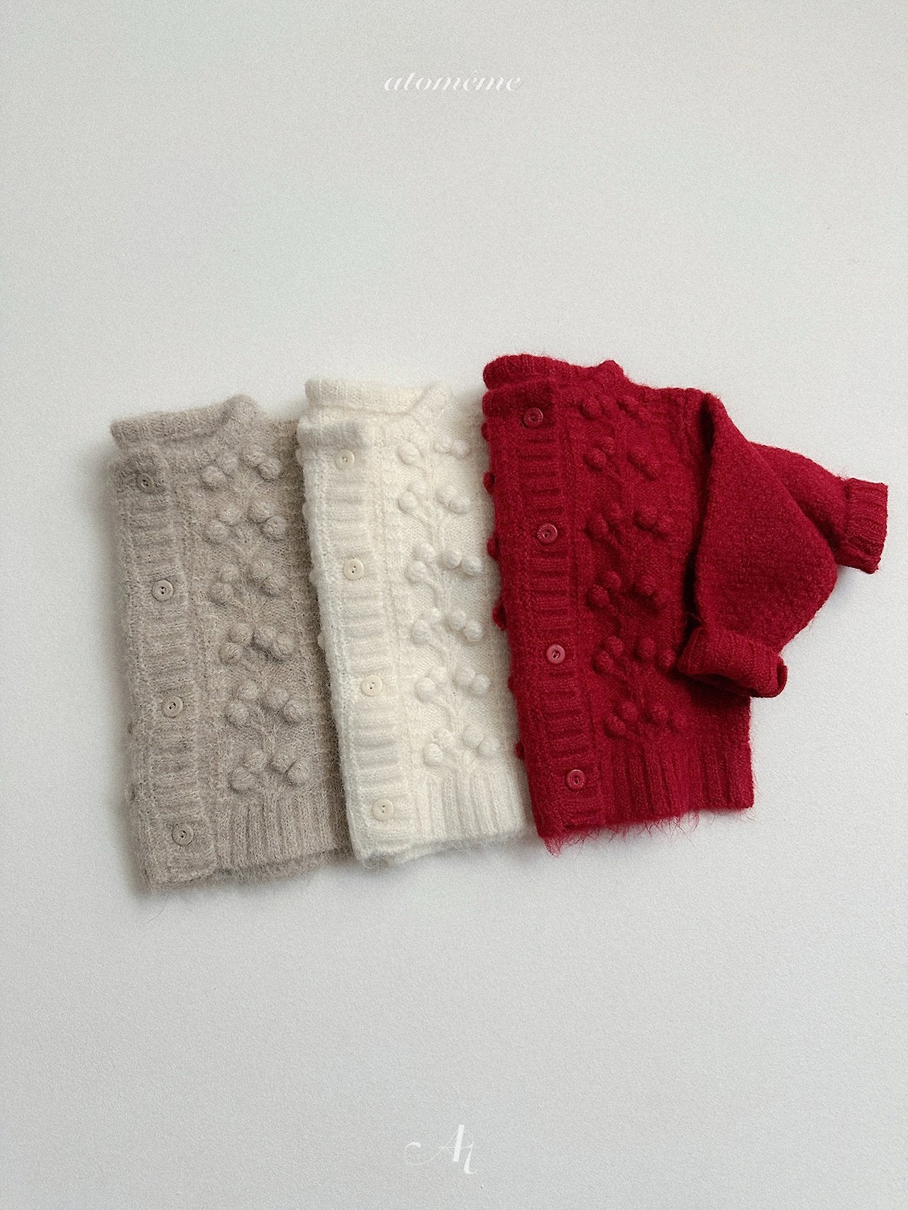 [atomeme] Winter Berry Cardigan