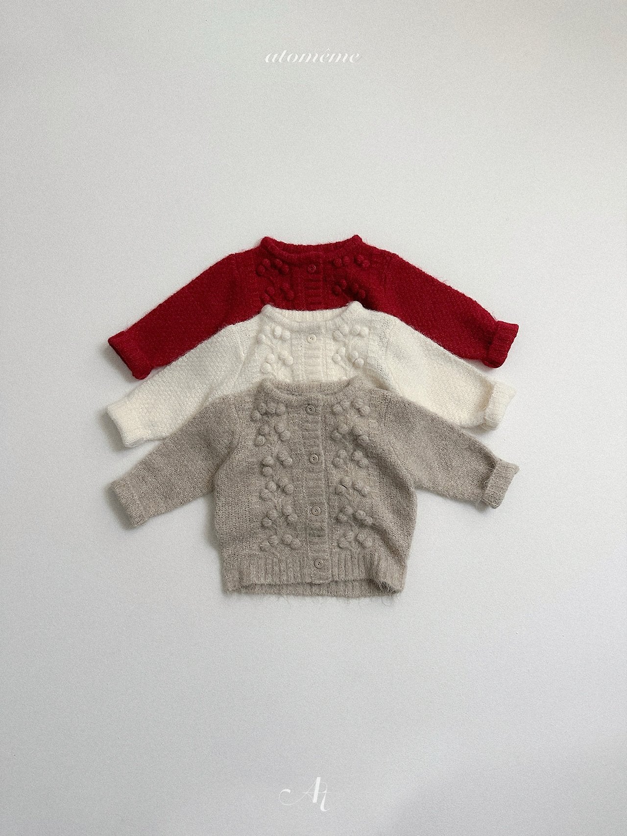 [atomeme] Winter Berry Cardigan