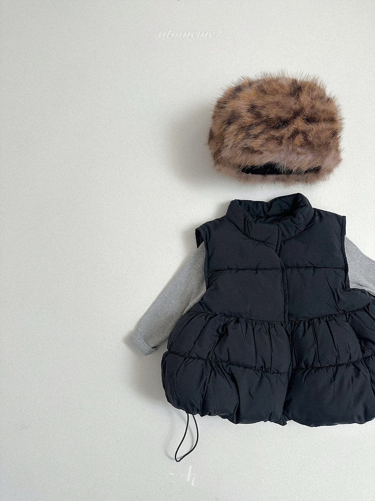 [atomeme] Fur Bucket Hat