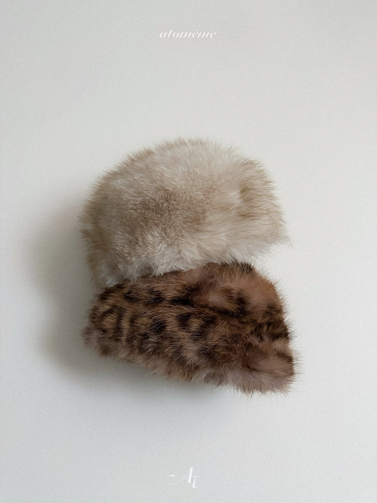 [atomeme] Fur Bucket Hat