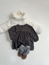 [atomeme] Ecru Padding Jumper