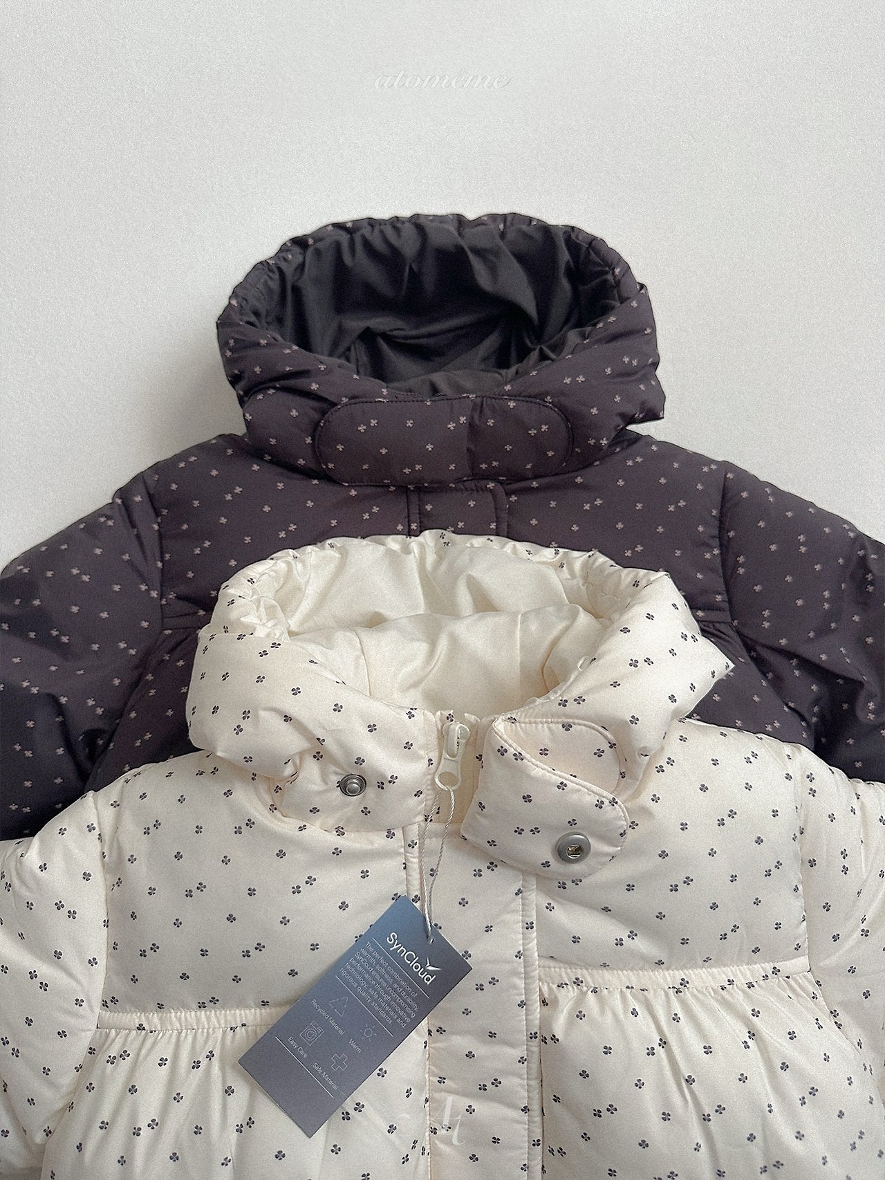 [atomeme] Ecru Padding Jumper