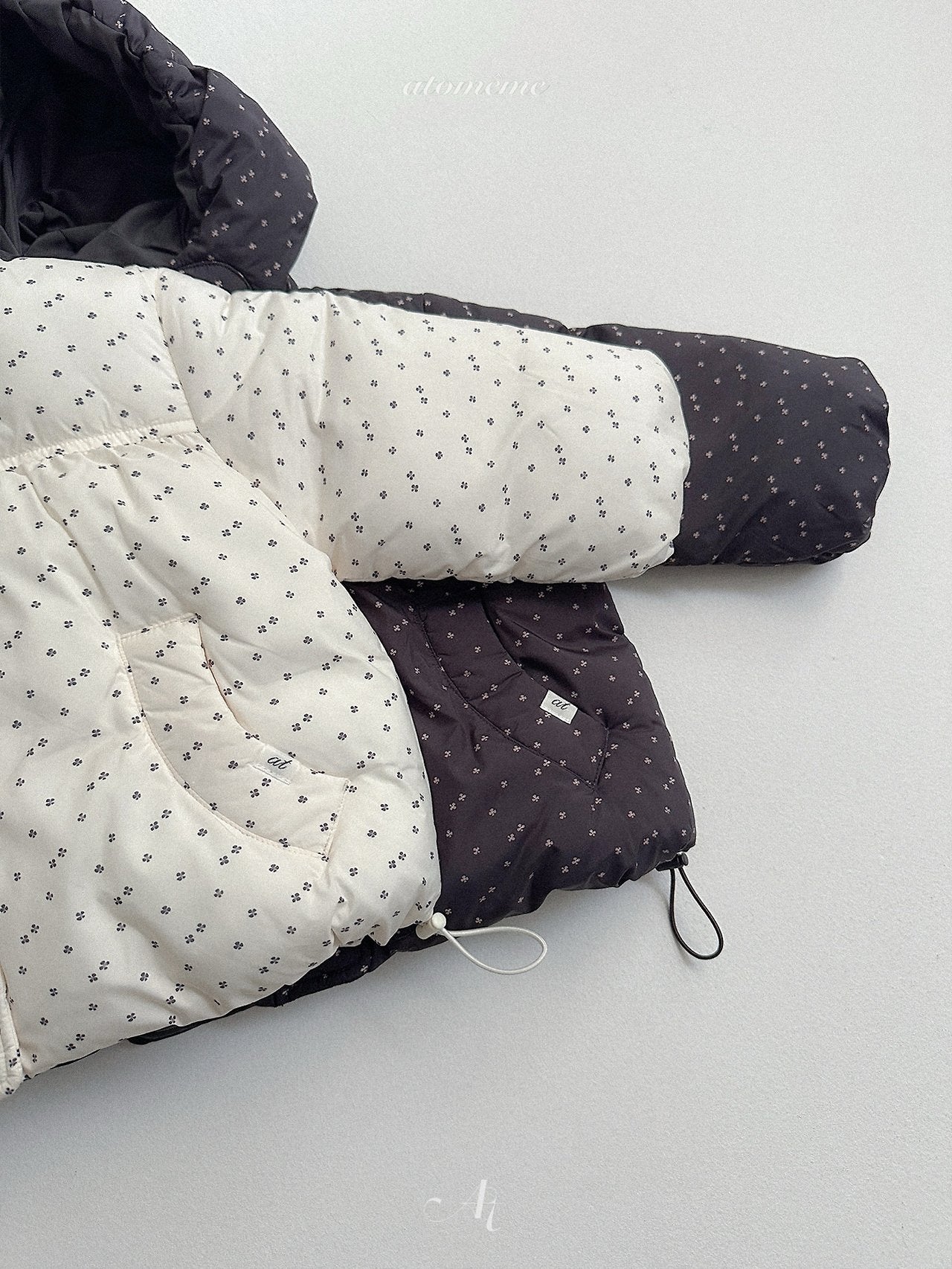 [atomeme] Ecru Padding Jumper