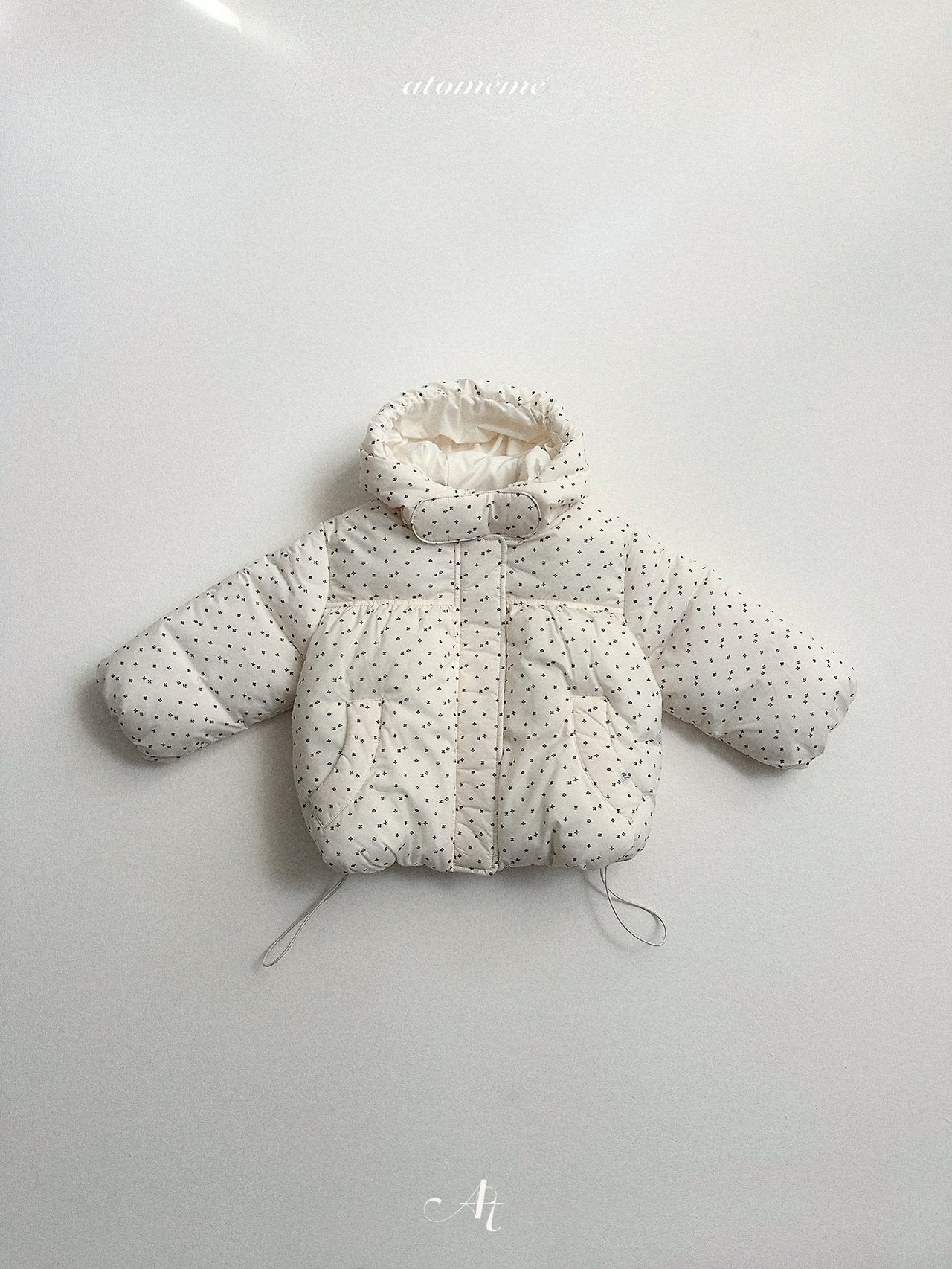 [atomeme] Ecru Padding Jumper