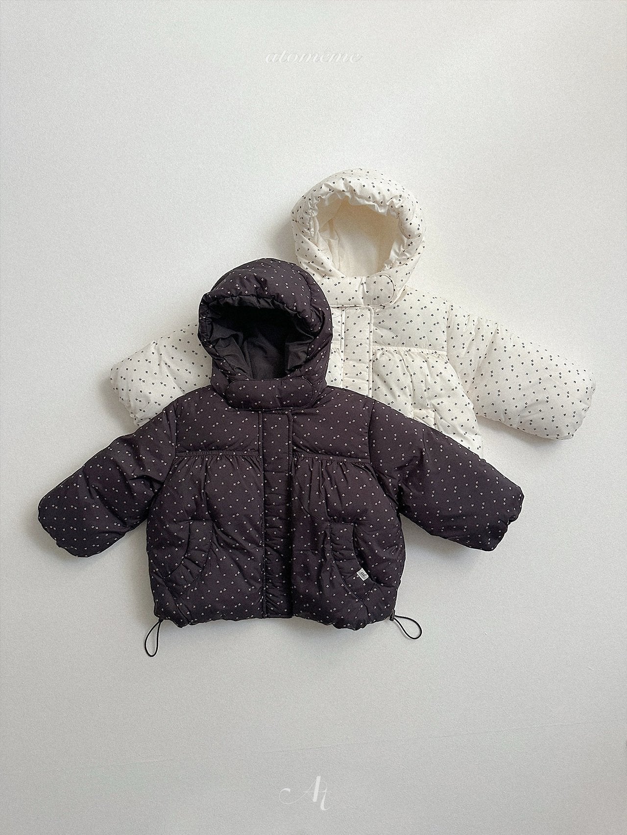 [atomeme] Ecru Padding Jumper