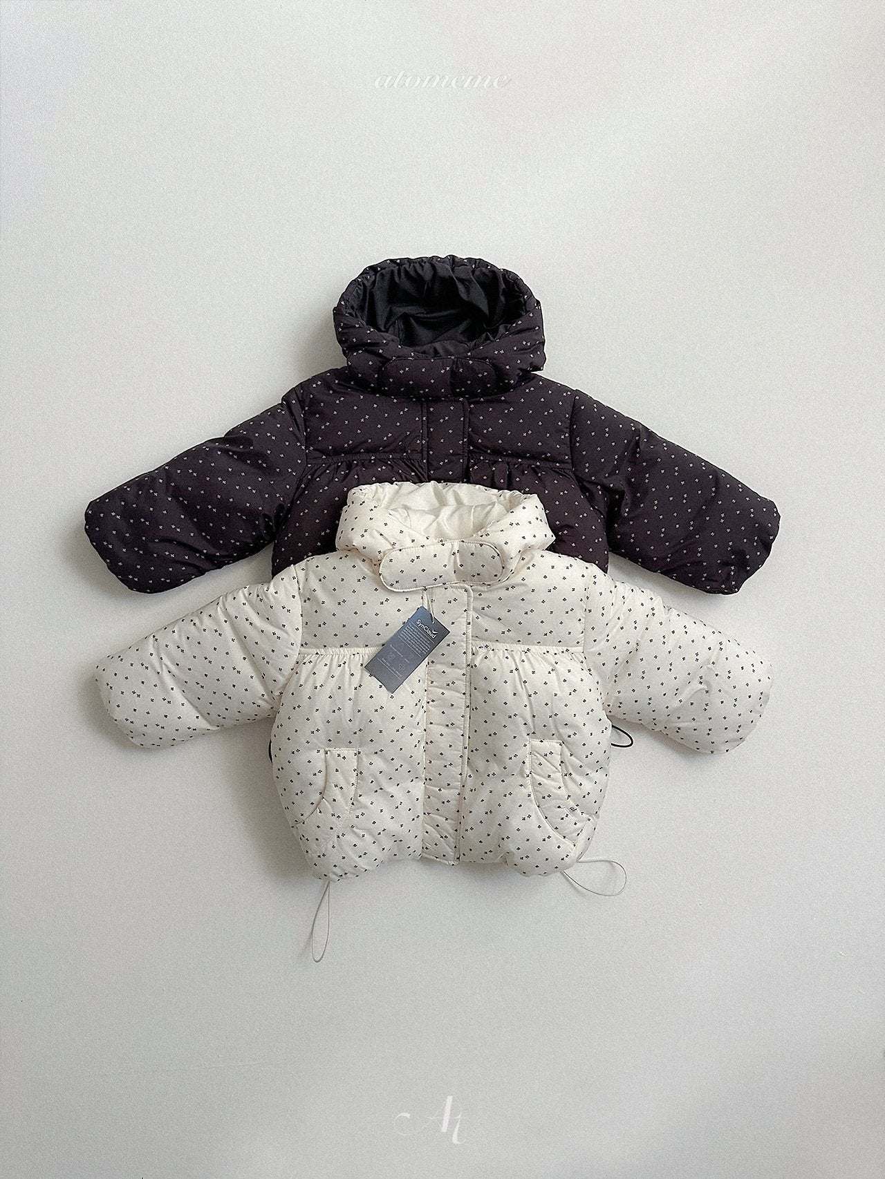 [atomeme] Ecru Padding Jumper