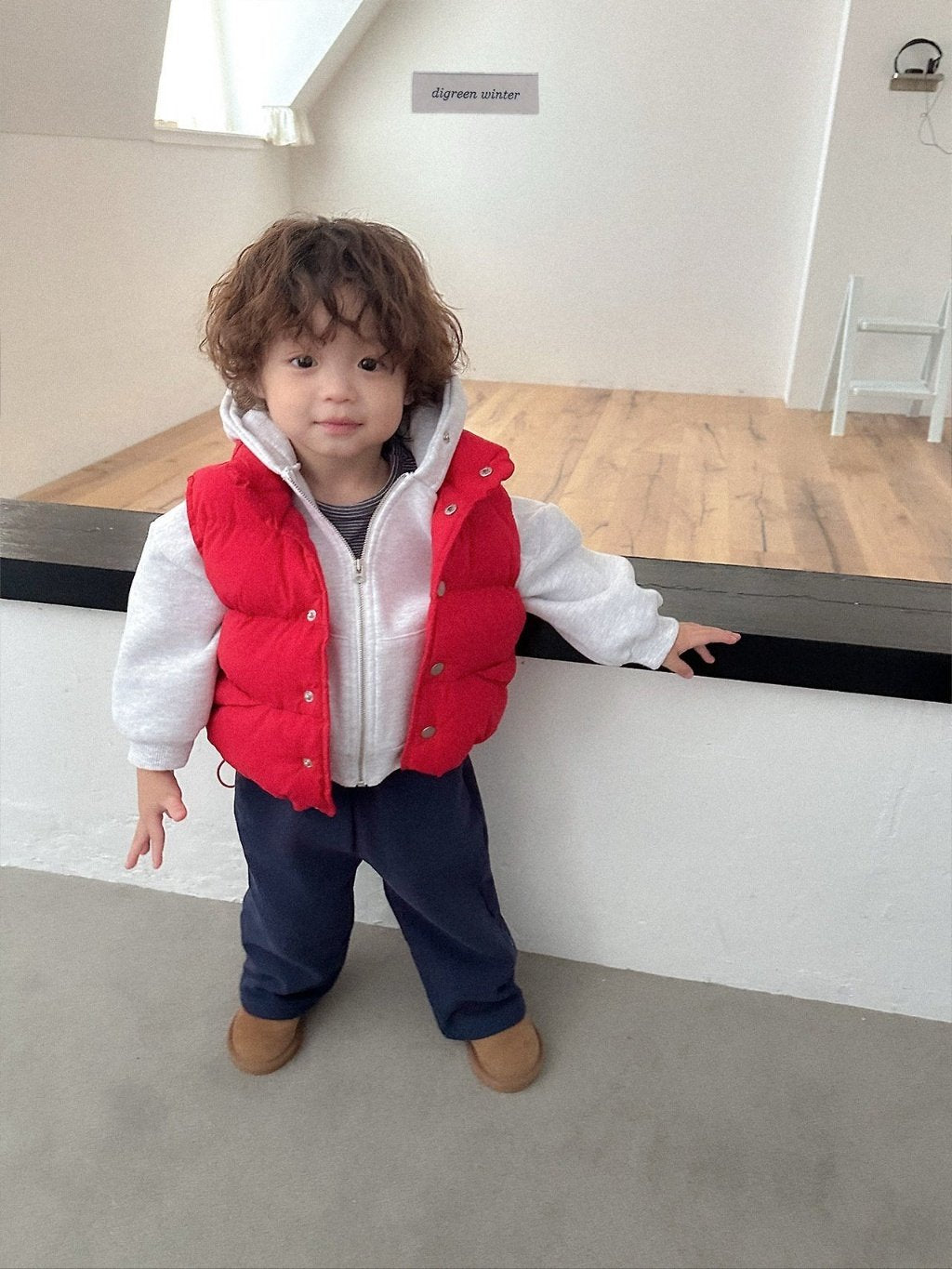 [digreen] Vivid Padded Vest