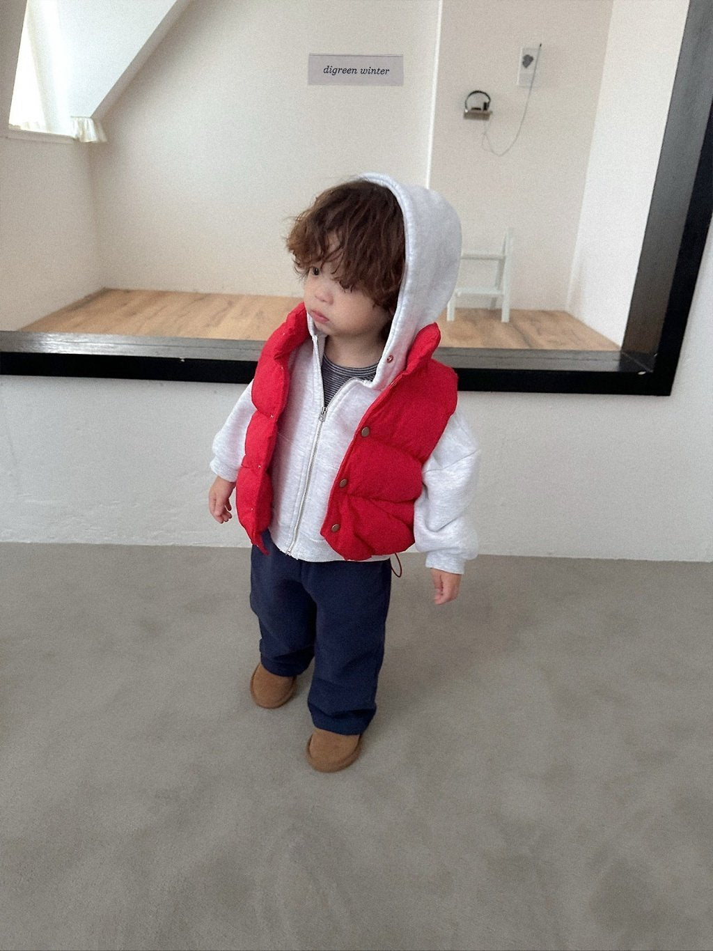 [digreen] Vivid Padded Vest