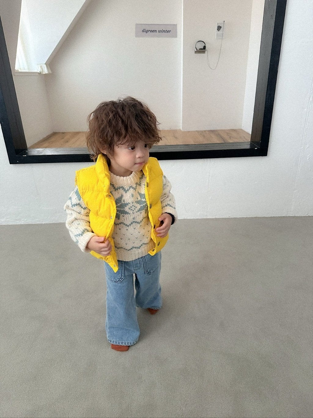 [digreen] Vivid Padded Vest