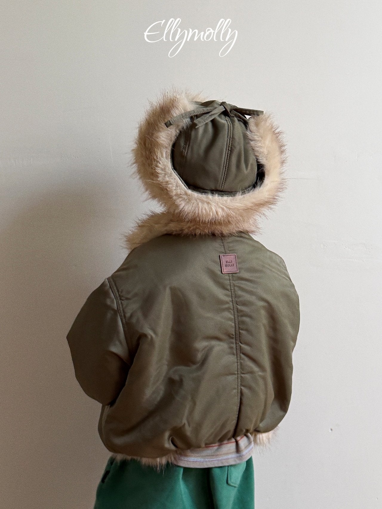 [ELLY MOLLY] Eskimo fur jumper