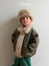 [ELLY MOLLY] Eskimo fur jumper