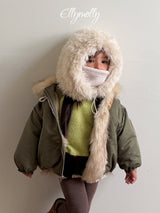 [ELLY MOLLY] Eskimo fur jumper