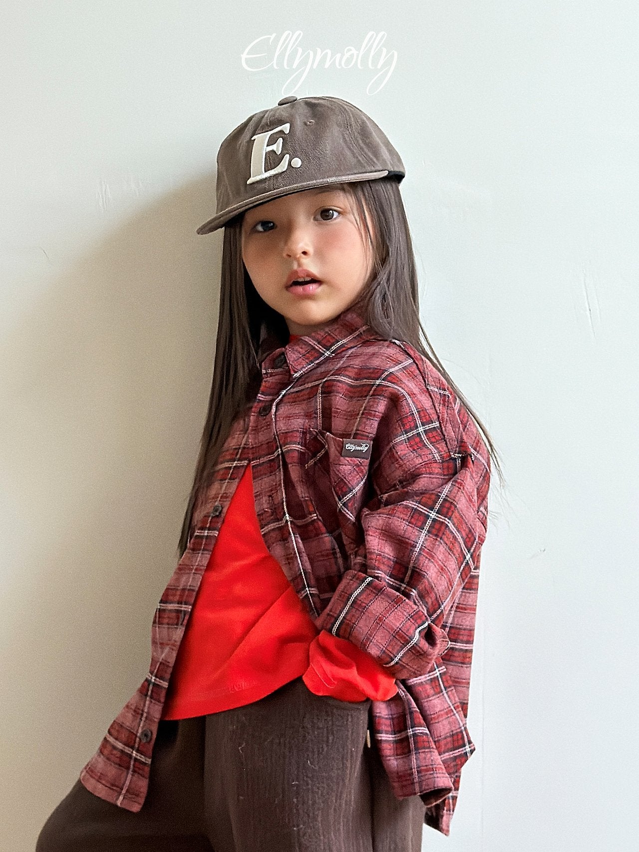 [ELLY MOLLY] Monde peach tee