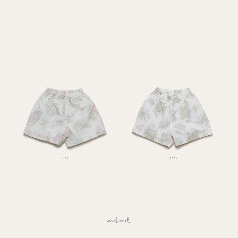 ［melmel］Garden short pants