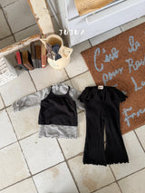 ［jujua］Stripe mellow tops