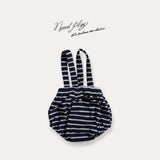 ［normalplay］Melody Stripe Suspender Bloomer