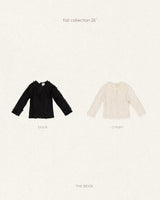 ［The beige］Ruffle Tee