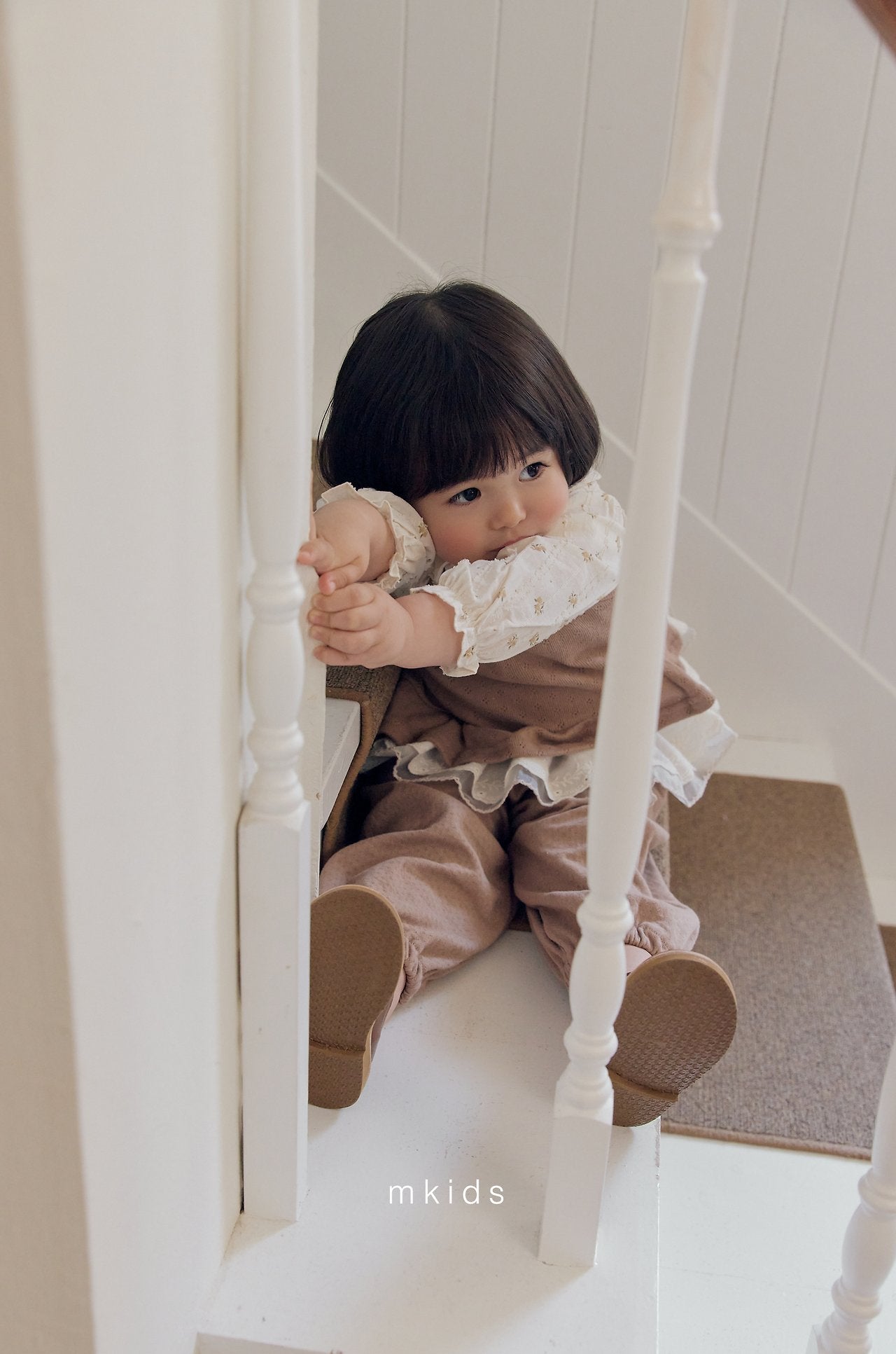 ［mkids］Eyelet halter bustier