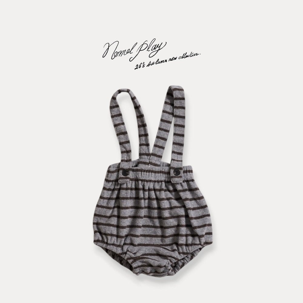 ［normalplay］Melody Stripe Suspender Bloomer