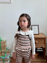 ［second moment］Frill collar rib tops