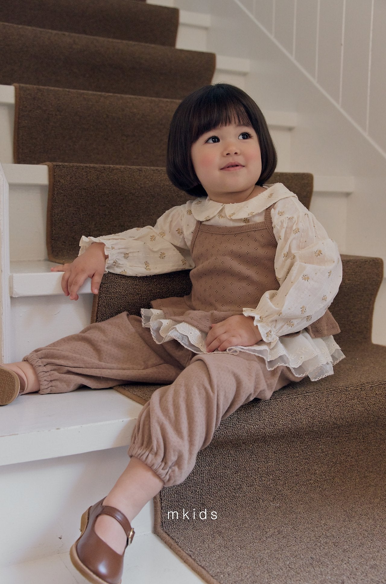 ［mkids］Eyelet halter bustier
