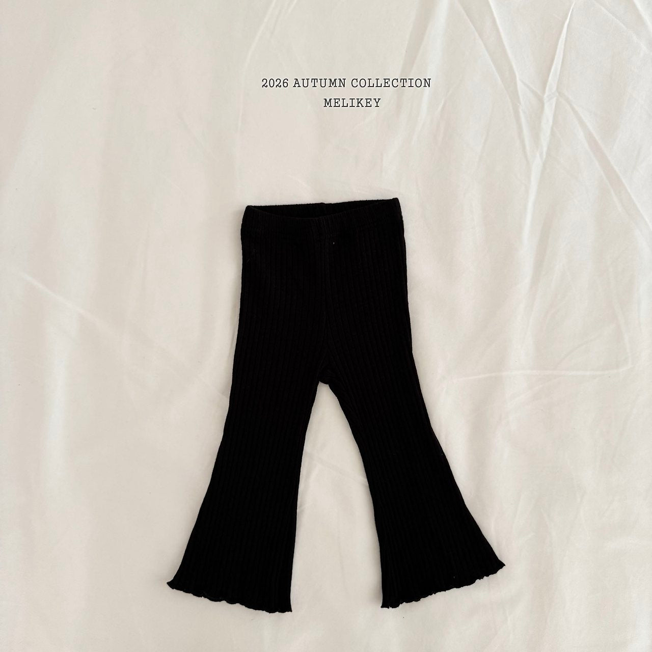 ［Melikey］Mellow rib flare leggings