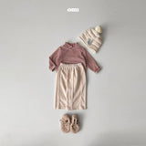［onu］Stripe half neck tee (kids)